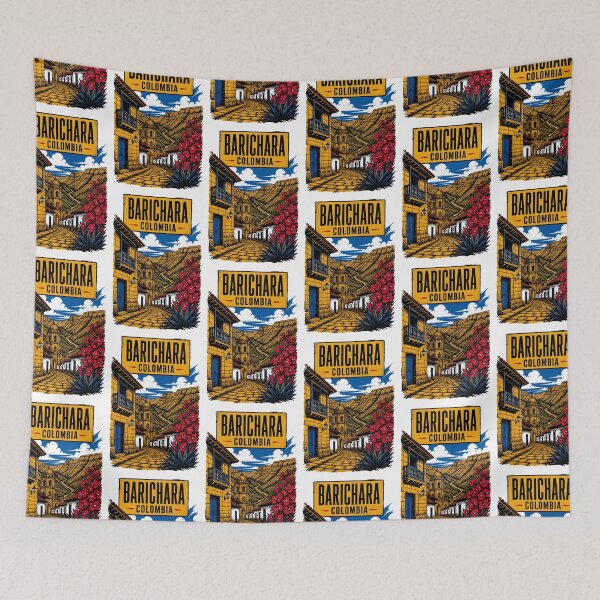 Item preview, Barichara Colombia Vintage Travel Tourism designed and sold by TravelersGems.