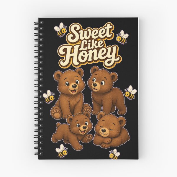 Item preview, Sweet Like Honey – Cute Bear & 7 Bees Cottagecore Design designed and sold by Cartoon art with a purpose ❤️ Supporting Althea’s friends .