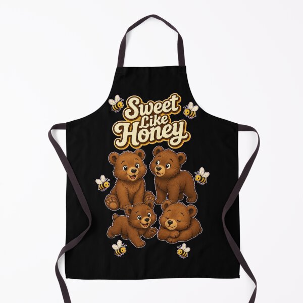 Item preview, Sweet Like Honey – Cute Bear & 7 Bees Cottagecore Design designed and sold by Cartoon art with a purpose ❤️ Supporting Althea’s friends .