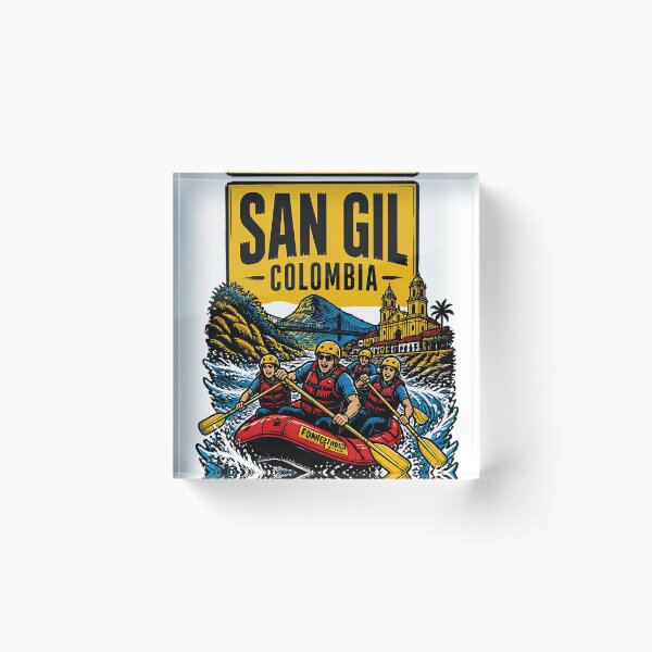 Item preview, San Gil Colombia Vintage Travel Tourism designed and sold by TravelersGems.
