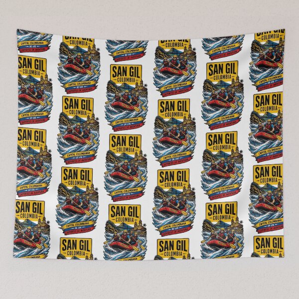 Item preview, San Gil Colombia Vintage Travel Tourism designed and sold by TravelersGems.