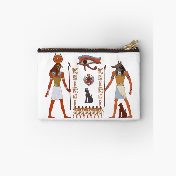 Item preview, Ancient Egyptian Deities Art | Ra and Anubis Illustration | Eye of Horus Scarab Symbol designed and sold by GulfSignature.
