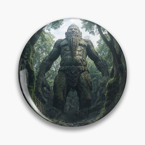 Item preview, Ancient Stone Forest Guardian designed and sold by ArcaneVisionArt.