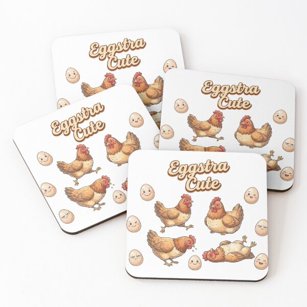 Item preview, Eggstra Cute – Cute Chicken & 7 Eggs Farmhouse Design designed and sold by Cartoon art with a purpose ❤️ Supporting Althea’s friends .