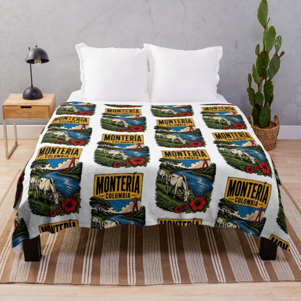 Item preview, Montería Colombia Viajes y turismo vintage designed and sold by TravelersGems.