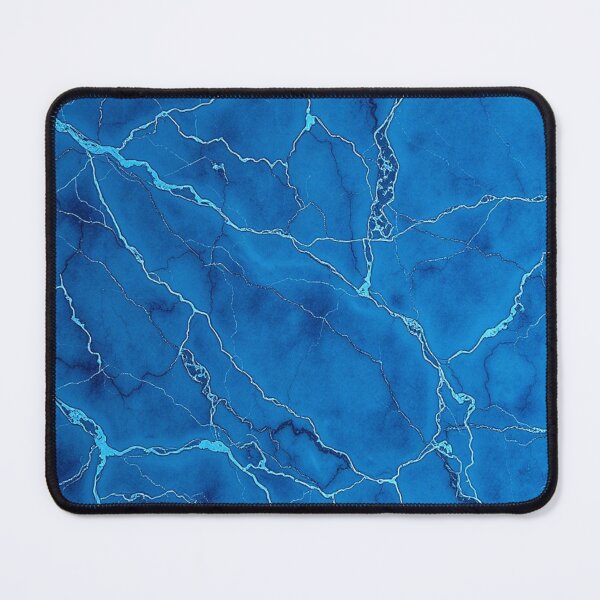 Item preview, Deep Blue Cracked Ice Marble designed and sold by IntelliMindDesigns.