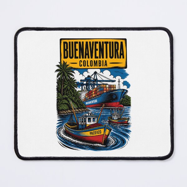 Item preview, Buenaventura Colombia Vintage Travel Tourism designed and sold by TravelersGems.