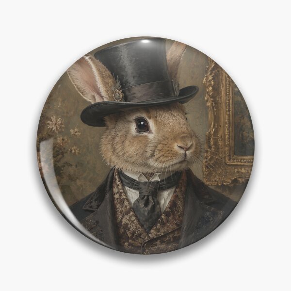 Item preview, Victorian Rabbit Gentleman Portrait designed and sold by ArcaneVisionArt.