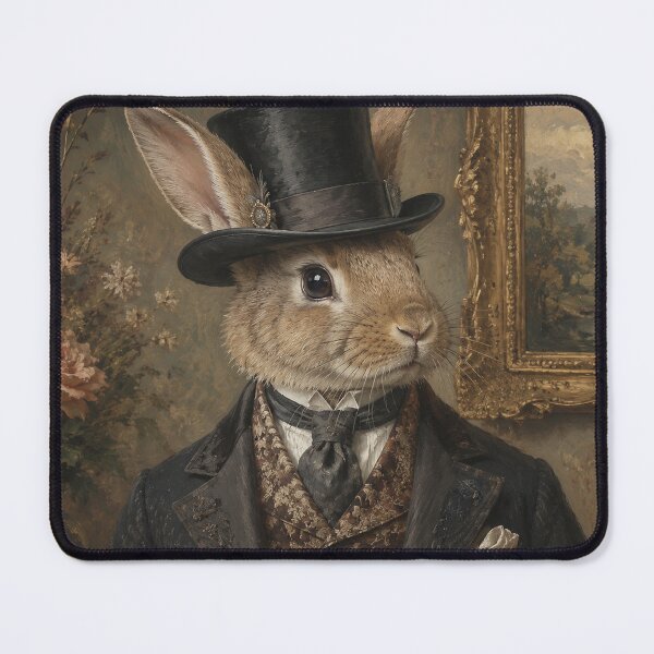 Item preview, Victorian Rabbit Gentleman Portrait designed and sold by ArcaneVisionArt.