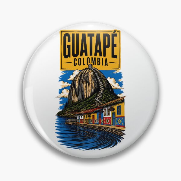 Item preview, Guatape Colombia Vintage Travel Tourism designed and sold by TravelersGems.