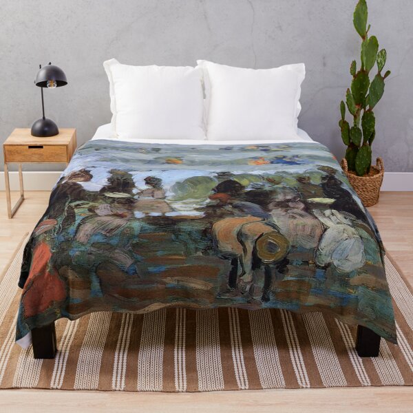 Item preview, Vintage Impressionist Beach Art, After the Storm, Maurice Prendergast Coastal Painting designed and sold by RickE.
