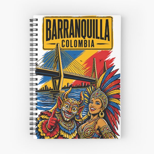 Item preview, Barranquilla Colombia Vintage Travel Tourism designed and sold by TravelersGems.