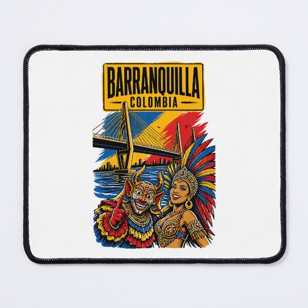 Item preview, Barranquilla Colombia Vintage Travel Tourism designed and sold by TravelersGems.