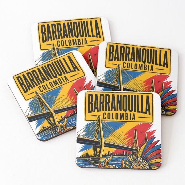 Item preview, Barranquilla Colombia Vintage Travel Tourism designed and sold by TravelersGems.