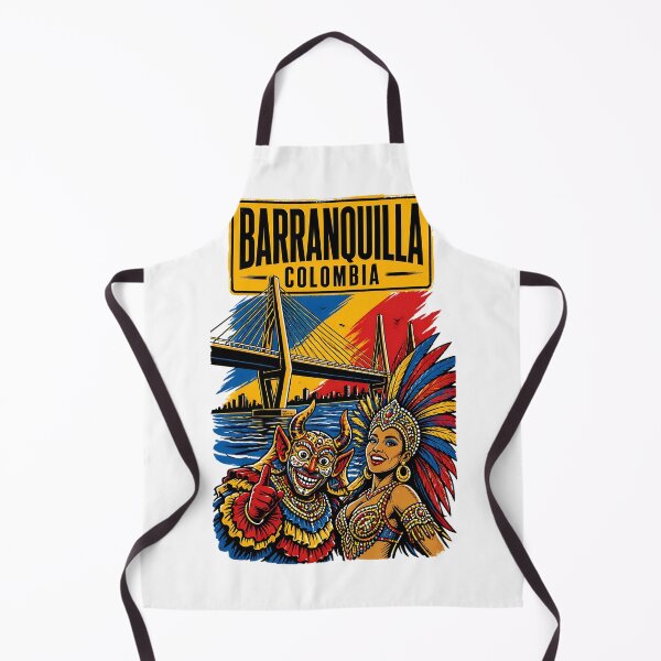 Item preview, Barranquilla Colombia Vintage Travel Tourism designed and sold by TravelersGems.