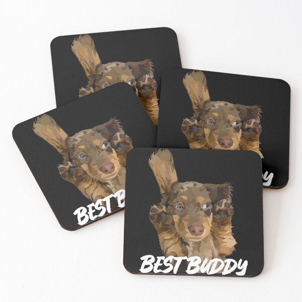 Item preview, Brown Best Buddy Dachshund Puppy designed and sold by Just-Arts-4U.