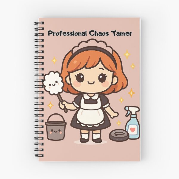 Item preview, Kawaii housekeeper text designed and sold by KawaiiHero.