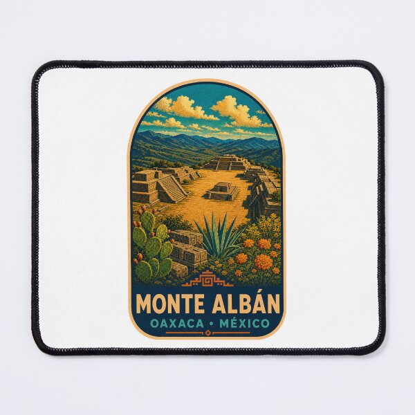 Item preview, Monte Albán Oaxaca Archaeological Poster designed and sold by BeachWhisper.