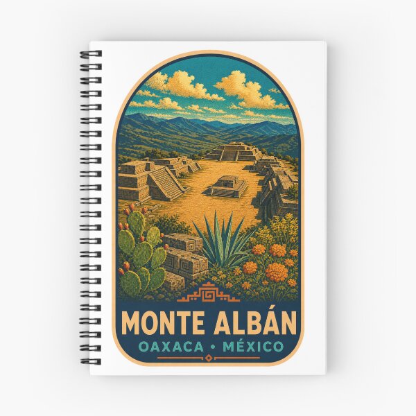 Item preview, Monte Albán Oaxaca Archaeological Poster designed and sold by BeachWhisper.