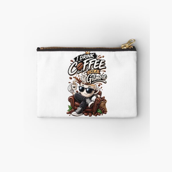Item preview, I Drink Coffee Like A Gilmore Mascot Cartoon designed and sold by FlatInkStudio.
