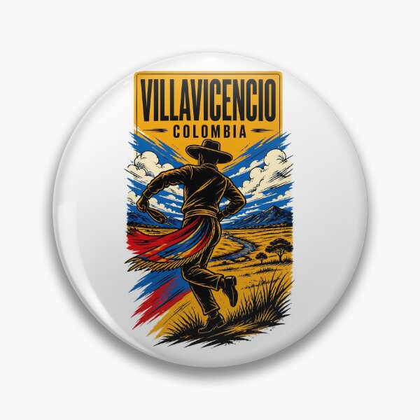 Item preview, Villavicencio Colombia Vintage Travel Tourism designed and sold by TravelersGems.