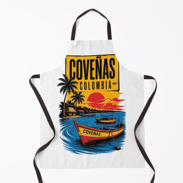 Aperçu de l'œuvre Covenas Colombie Voyages vintage Tourisme créée et vendue par TravelersGems.