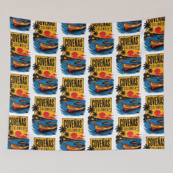 Item preview, Covenas Colombia Vintage Travel Tourism designed and sold by TravelersGems.