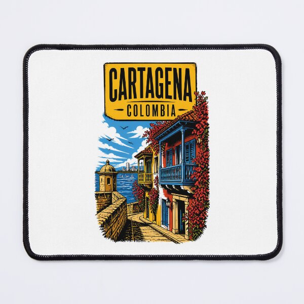 Item preview, Cartagena Colombia Vintage Travel Tourism designed and sold by TravelersGems.