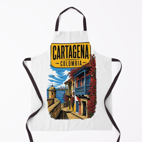 Item preview, Cartagena Colombia Vintage Travel Tourism designed and sold by TravelersGems.