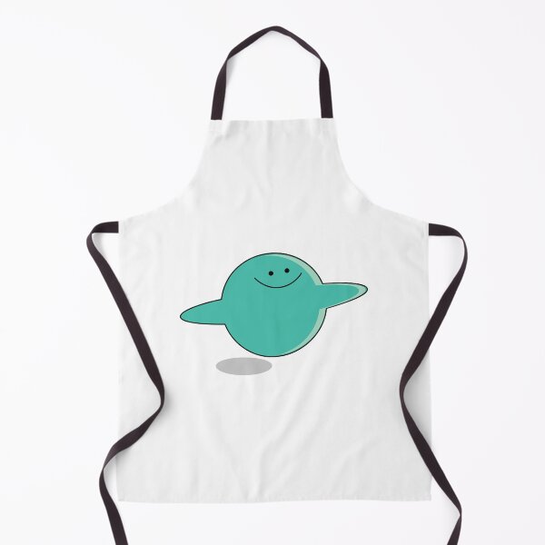 Item preview, Cute Smiling UFO Saucer Sticker for Kids Neon Blue  designed and sold by Rolographics1.