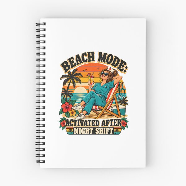 Item preview, Beach Mode Activated After Night Shift designed and sold by urbinet.