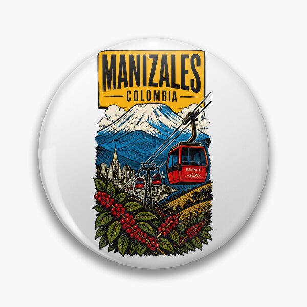 Item preview, Manizales Colombia Vintage Travel Tourism designed and sold by TravelersGems.