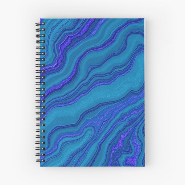 Item preview, Deep Blue Agate Layer Pattern designed and sold by IntelliMindDesigns.