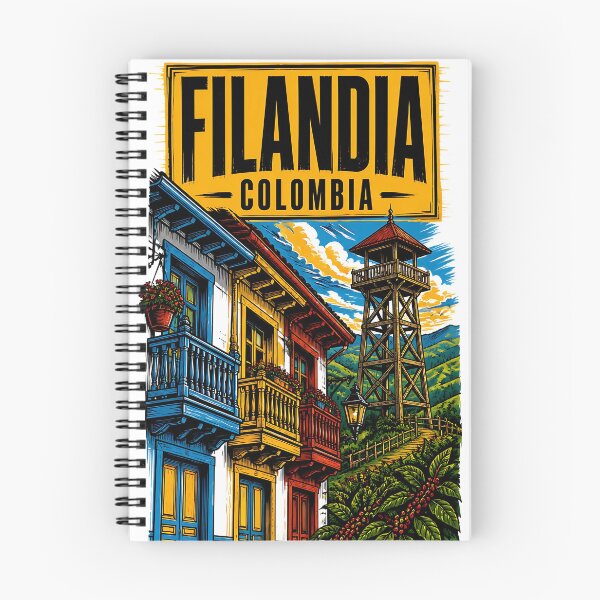 Item preview, Filandia Colombia Vintage Travel Tourism designed and sold by TravelersGems.
