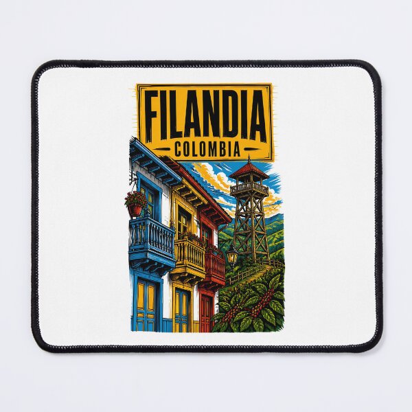 Item preview, Filandia Colombia Vintage Travel Tourism designed and sold by TravelersGems.