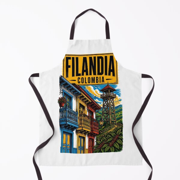 Item preview, Filandia Colombia Vintage Travel Tourism designed and sold by TravelersGems.