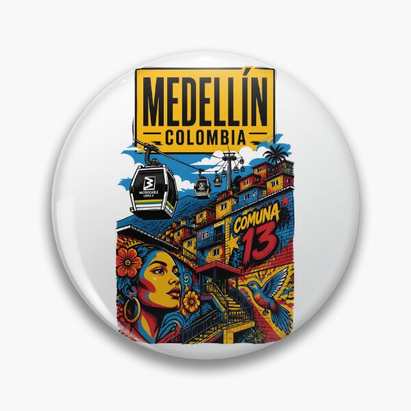Item preview, Medellin Colombia Vintage Travel Tourism designed and sold by TravelersGems.