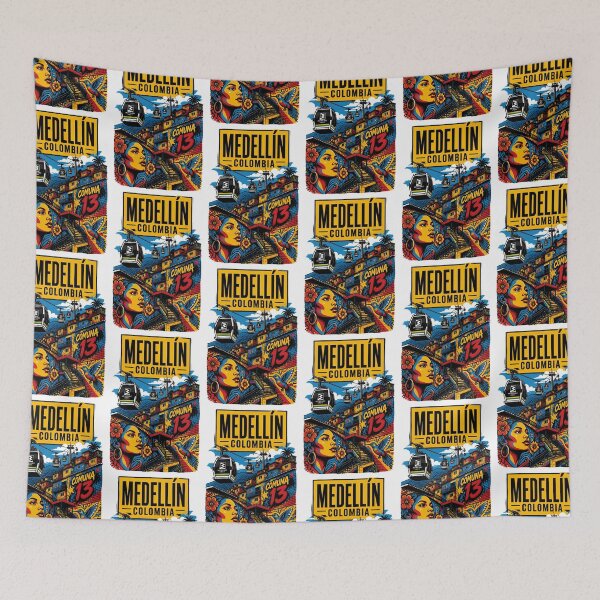 Item preview, Medellin Colombia Vintage Travel Tourism designed and sold by TravelersGems.