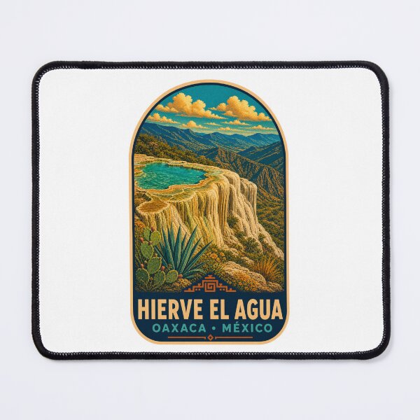 Item preview, Hierve el Agua Oaxaca Mexico designed and sold by BeachWhisper.