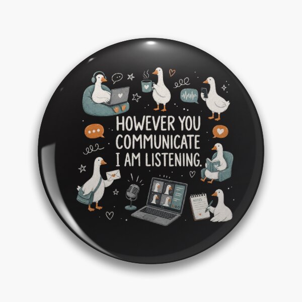 Item preview, However You Communicate I’m Listening AAC SLP Silly Goose designed and sold by Clairenity Studio.