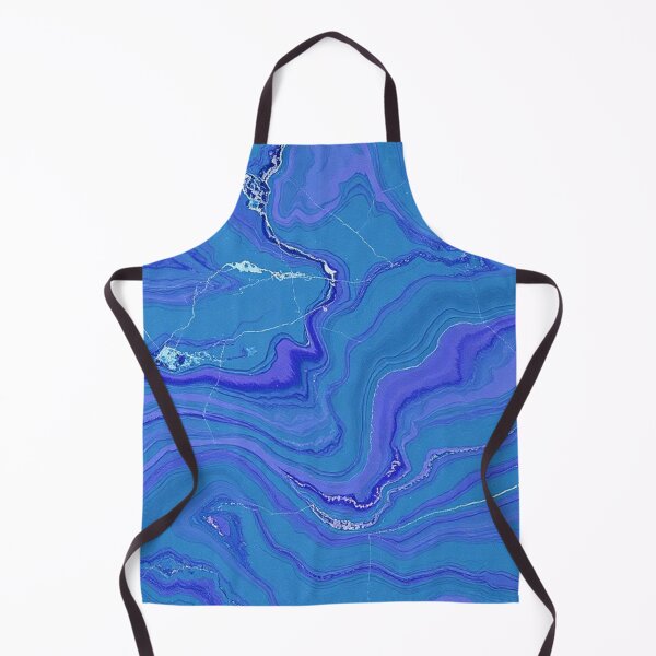 Item preview, Bright Blue Purple Fluid Marble designed and sold by IntelliMindDesigns.