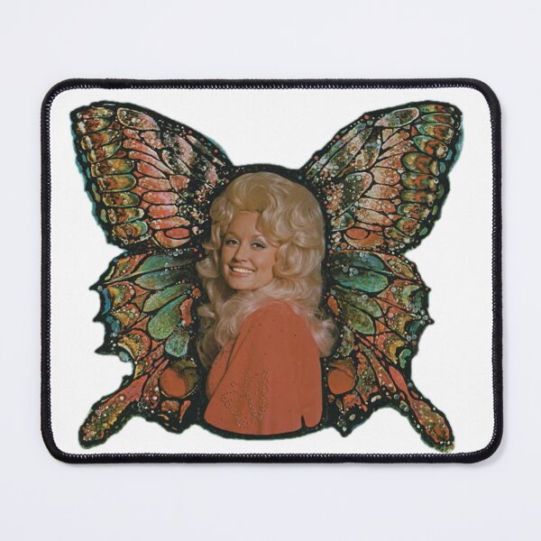Item preview, Dolly Parton Butterfly Art designed and sold by Pine & Pixels.