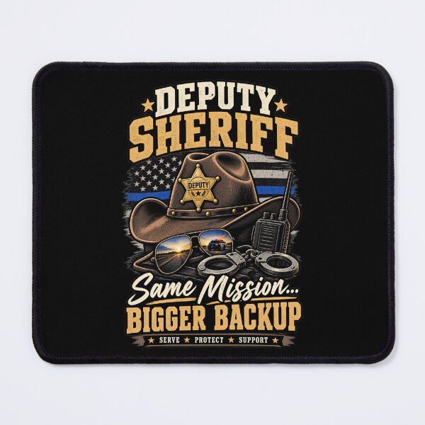 Item preview, Deputy Sheriff Same Mission Bigger Backup – Western Law Enforcement designed and sold by SidTastic .
