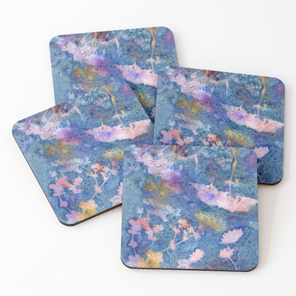 Item preview, Wet Cyanotype of Alchemilla Mollis, Astrantia Major and Rosa Ballerina with Brusho Crystal Watercolours, Soap Suds Vinegar and Turmeric designed and sold by LymphomaLass.