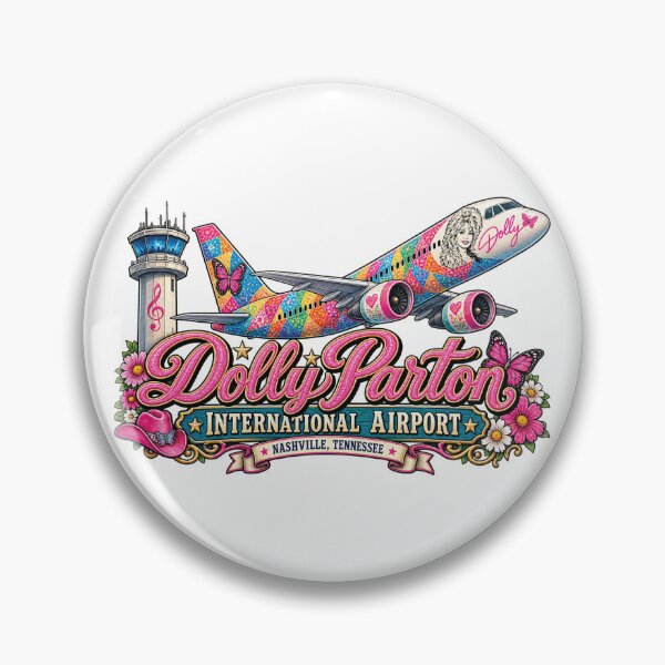 Item preview, Dolly Parton International Airport designed and sold by Staze2023.