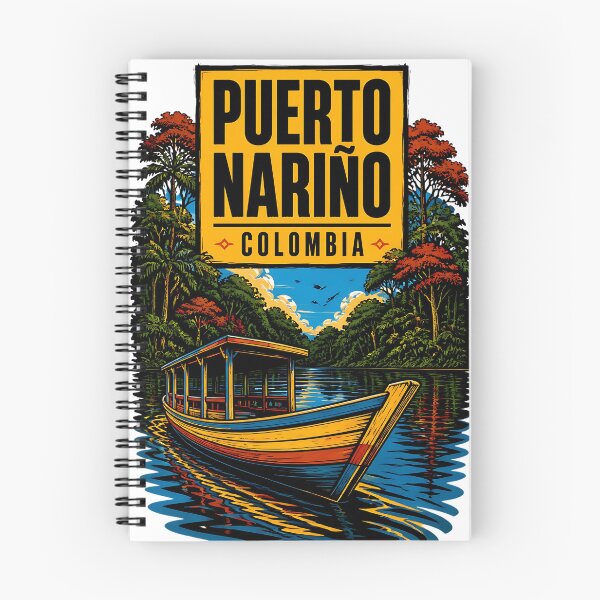 Item preview, Puerto Nariño Colombia Viajes y Turismo Vintage designed and sold by TravelersGems.