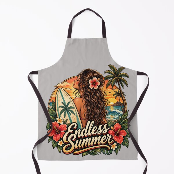 Item preview, Endless Summer Tropical Surf Sunset Graphic designed and sold by Ghostwave Atelier.
