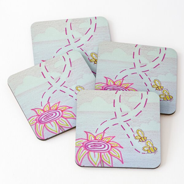 Item preview, Bees for Breast Cancer Awareness Sketch designed and sold by ArtwithaFriend.