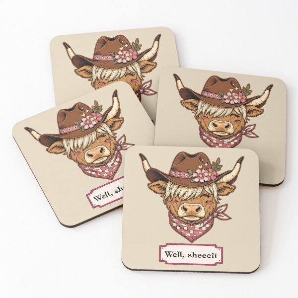 Item preview, Well, Sheeeit Cowboy Cow Bull - Humor Quotes Gift designed and sold by InkyGenies.