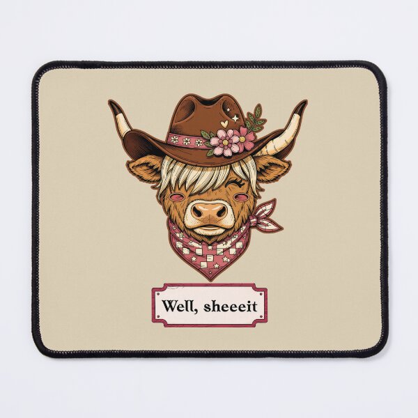 Item preview, Well, Sheeeit Cowboy Cow Bull - Humor Quotes Gift designed and sold by InkyGenies.